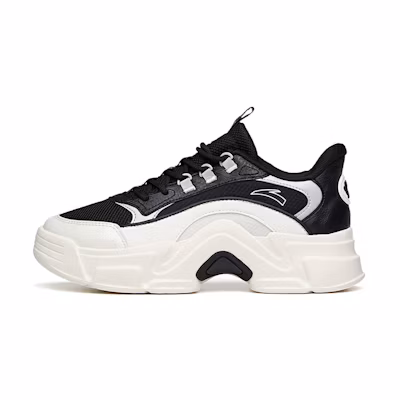 (W) Anta Lifestyle Mesh Casual Dad Shoe 'Black'