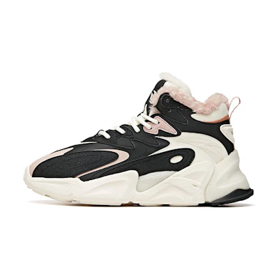 (W) Anta Lifestyle Mid-Top 'Black White'