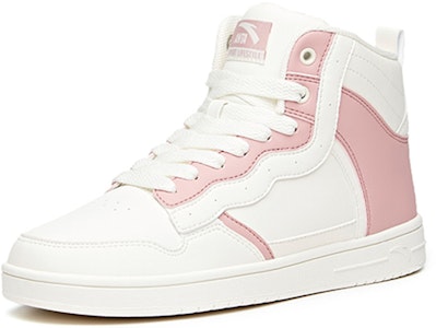 (W) アンタ ライフスタイル ミッドトップ 白ピンク 92948088-11 Order (W) アンタ ライフスタイル ミッドトップ 白ピンク 92948088-11