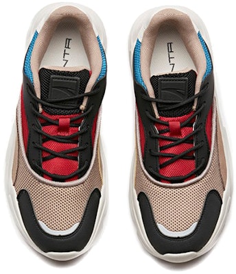 (Women) Anta Lifestyle Retro 'Grey Red' 12848883-6 Lookbook (Women) Anta Lifestyle Retro 'Grey Red' 12848883-6
