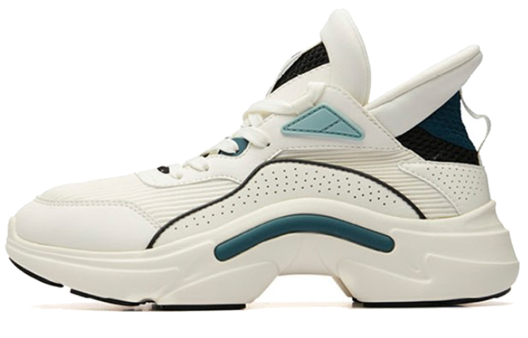 (Women) Anta Lifestyle Retro Low-Top 'White Black Green' 12938830-6