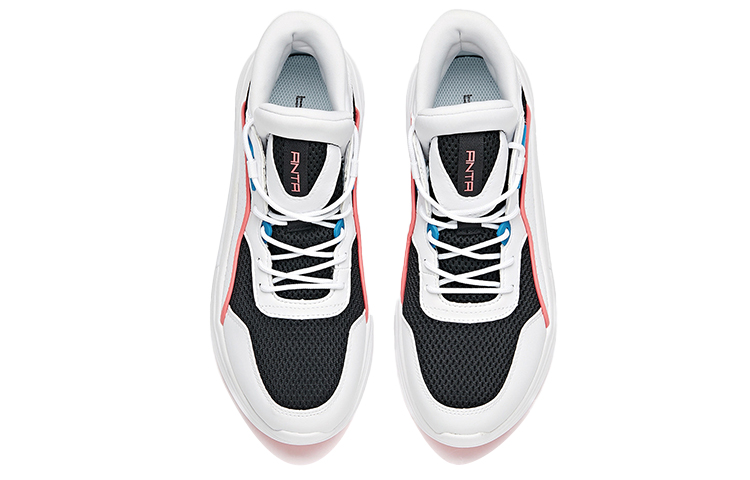 Lookbook (W) Anta Lifestyle Retro Low 'Blanco Negro Rosa' 12938830-4