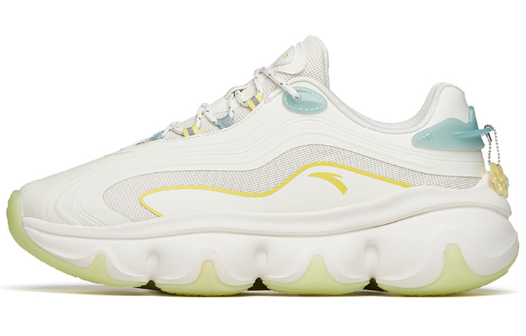 Buy (W) 안타 라이프스타일 '청키 화이트 옐로우 그린' (Anta Lifestyle 'Chunky White Yellow Green') 122148895R-5