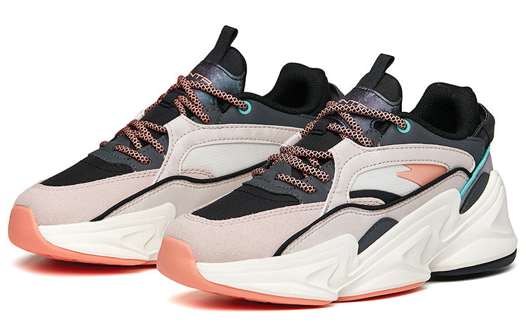 Order (Women) Anta Lifestyle Series 'Comfortable All-Match Dad Shoes' Black Grey White 122118883-4