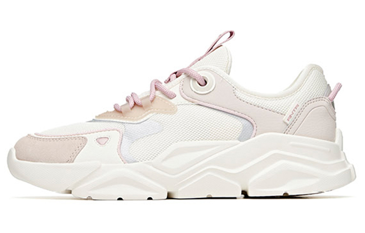 (W) Anta Lifestyle Series Casual Running 'White Pink'