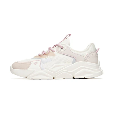 (W) Anta Lifestyle Series Casual Running 'White Pink'