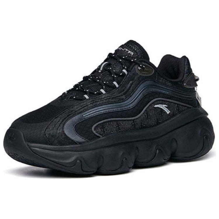 Lookbook (W) 安踏生活系列厚底“百搭老爹鞋”黑色 122148895R-4