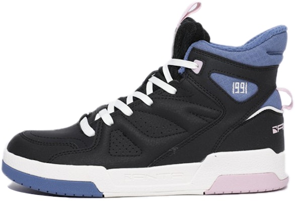 (Women) Anta Lifestyle Series High-Top Platform Sneakers 'Black Blue' 122048050-4 Buy (Women) Anta Lifestyle Series High-Top Platform Sneakers 'Black Blue' 122048050-4