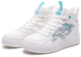 (W) 안타 패션 하이탑 캐주얼 슈즈 '화이트 블루' 122048050-3 Order (W) 안타 패션 하이탑 캐주얼 슈즈 '화이트 블루' 122048050-3