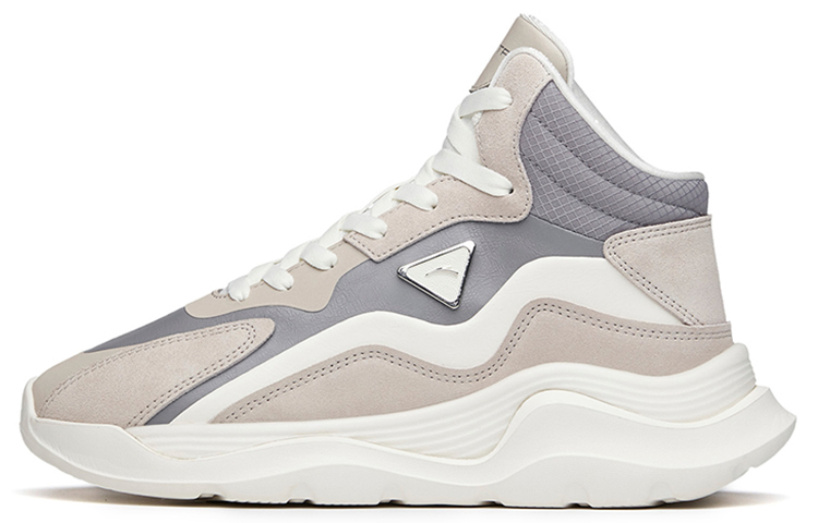 (Women) Anta Lifestyle Series Low-Top 'Grey White' 122148871R-4