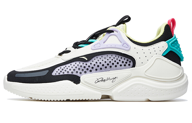 (Women) Anta Lifestyle Series Low-Top 'White Black Purple' 122038859-4