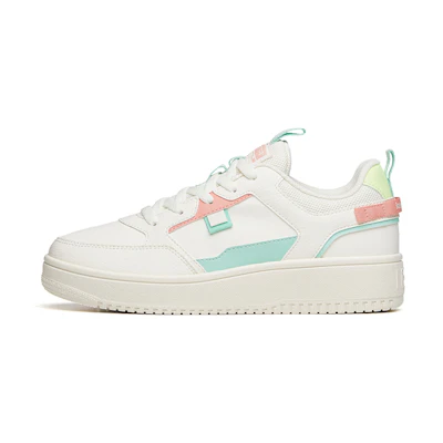 (W) Anta Lifestyle Series Low-Top 'White Green Pink'