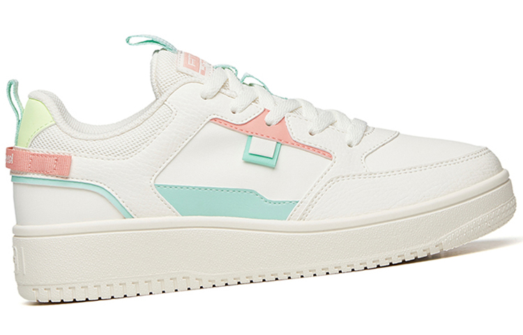 Order Anta安踏 生活系列 厚底 休閒 低筒 板鞋 女款 白綠粉