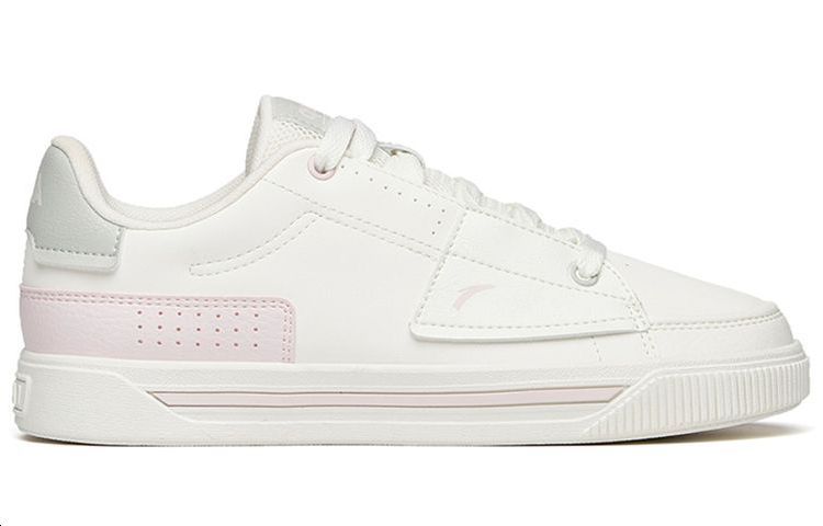 Order Anta安踏 生活系列 耐磨 低筒 板鞋 女款 白粉