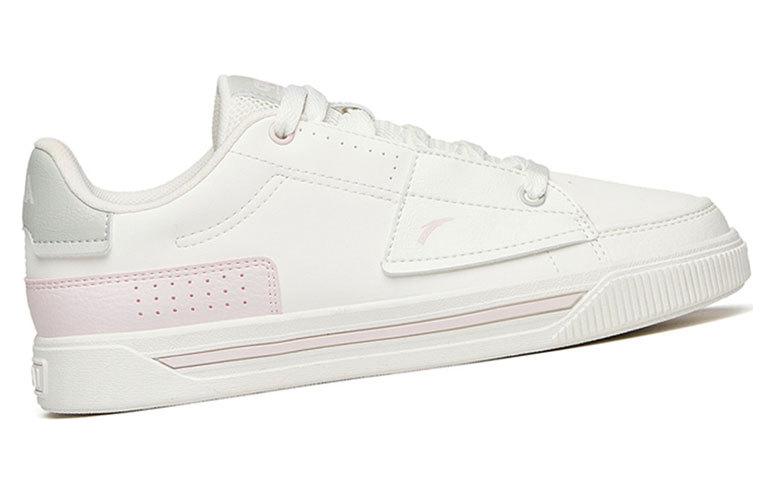 Lookbook Anta安踏 生活系列 耐磨 低筒 板鞋 女款 白粉