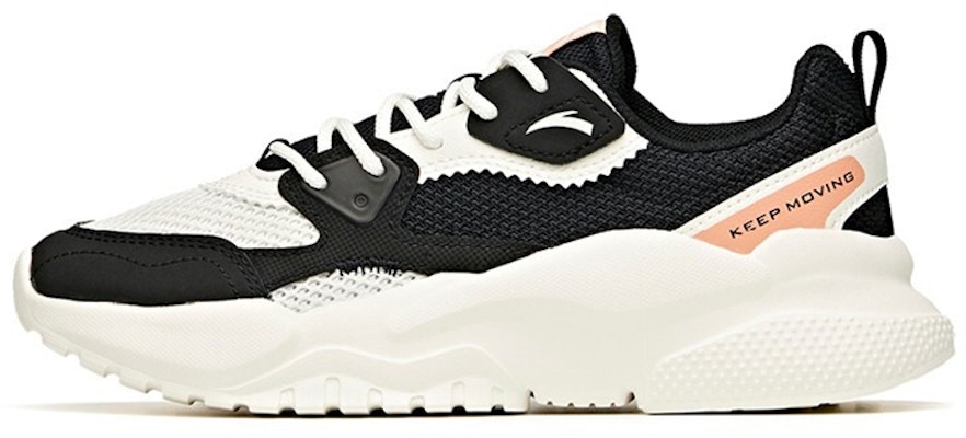 安踏 生活系列 潮流百搭 低幫 老爹鞋 女款 黑白 Buy 安踏 生活系列 潮流百搭 低幫 老爹鞋 女款 黑白