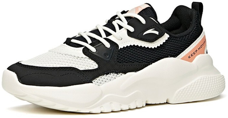 安踏 生活系列 潮流百搭 低幫 老爹鞋 女款 黑白 Order 安踏 生活系列 潮流百搭 低幫 老爹鞋 女款 黑白