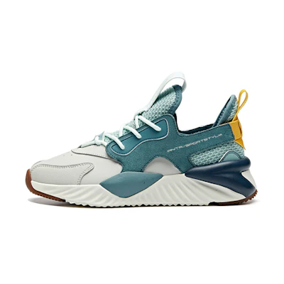 (W) Anta Lifestyle Series Low 'Grey Aqua White'