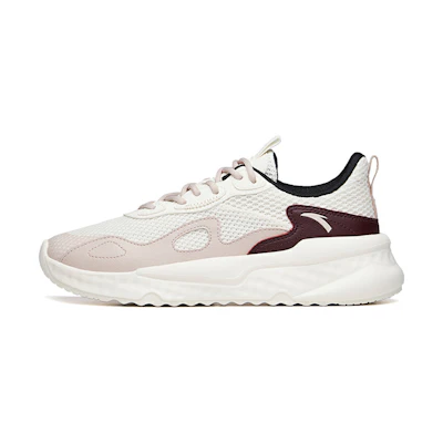 (W) Anta Lifestyle Series Low 'Simple White Grey Red'