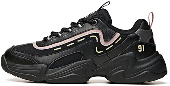 (W) Anta Lifestyle Low-Top 'Zapatilla Cómoda de Moda Dad Shoe Negro' 92938862-11 Buy (W) Anta Lifestyle Low-Top 'Zapatilla Cómoda de Moda Dad Shoe Negro' 92938862-11