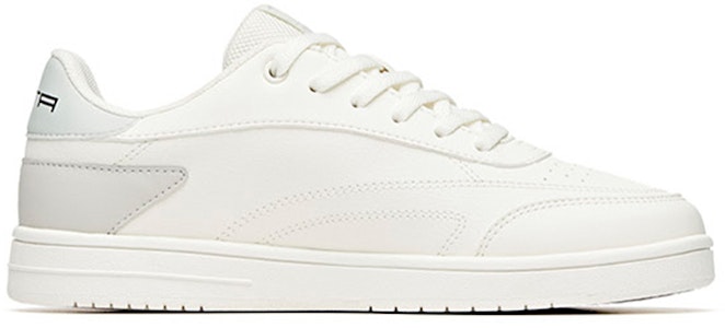 Anta安踏 生活系列 休閒時尚 時尚低筒板鞋 女款 白灰色 Order Anta安踏 生活系列 休閒時尚 時尚低筒板鞋 女款 白灰色