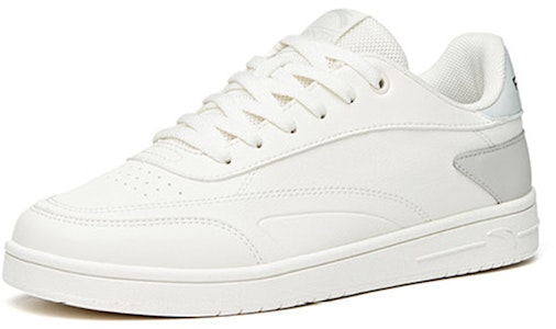 Anta安踏 生活系列 休閒時尚 時尚低筒板鞋 女款 白灰色 Lookbook Anta安踏 生活系列 休閒時尚 時尚低筒板鞋 女款 白灰色