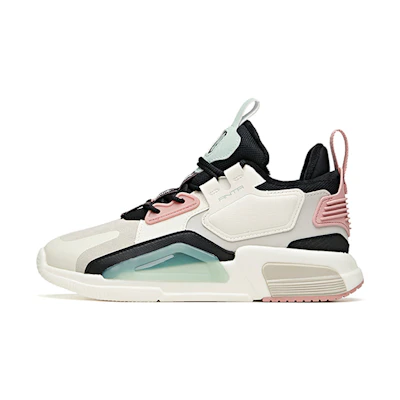 (W) Anta Lifestyle Series Low-Top 'Grey White Pink'