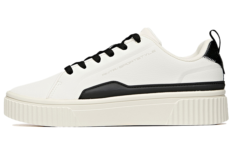 (Women) Anta Lifestyle Series Low Top 'White Black' 12948081-1