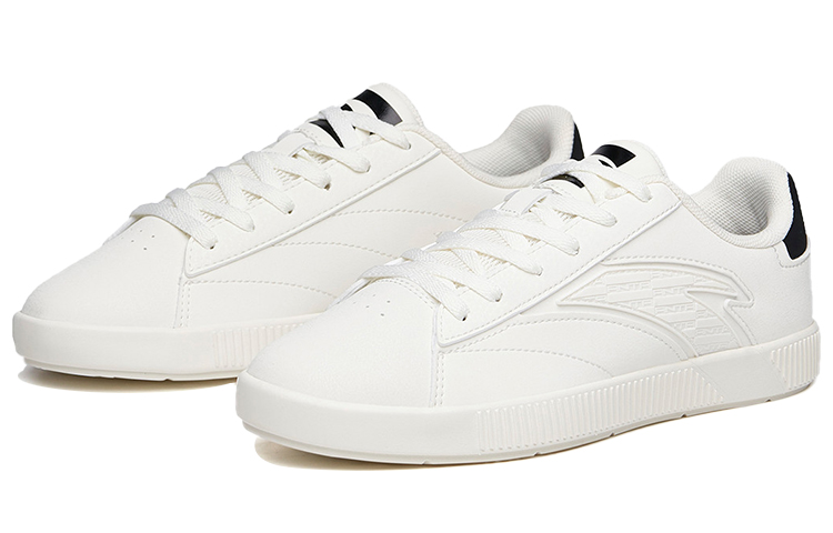 Order Anta安踏 生活系列 休閒皮面低幫板鞋 象牙白 女款