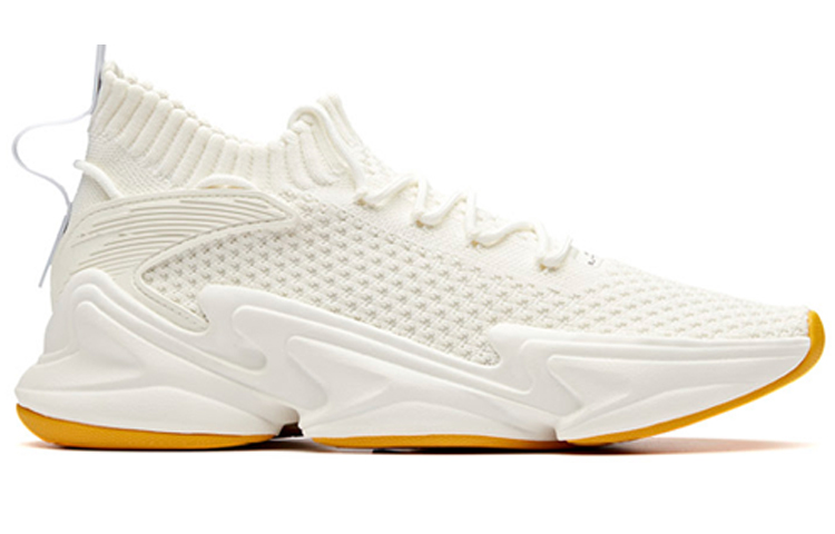 (W) Anta Lifestyle Simple 'Thick Bottom Trendy Dad Shoes White Yellow' 圖 2