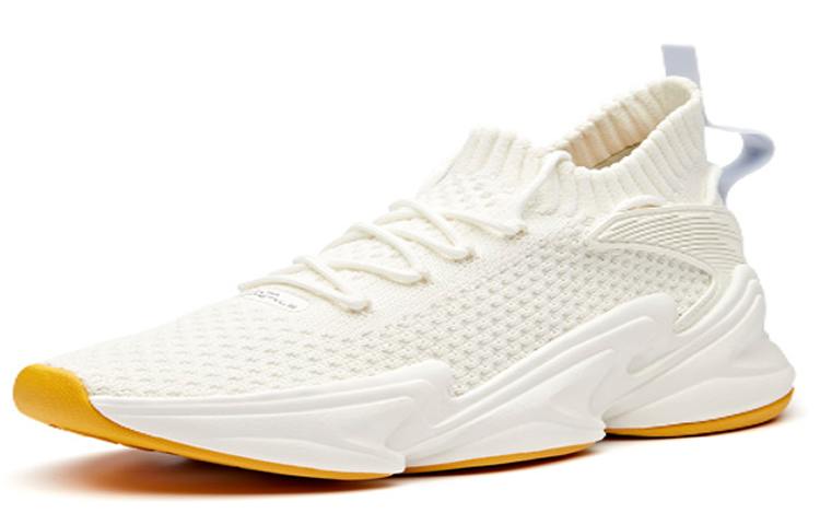 (W) Anta Lifestyle Simple 'Thick Bottom Trendy Dad Shoes White Yellow' 圖 3