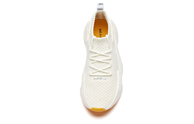 (W) Anta Lifestyle Simple 'Thick Bottom Trendy Dad Shoes White Yellow' 圖 4