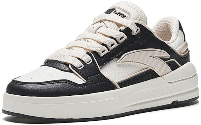 安踏 防滑耐磨輕便 低幫 板鞋 女款 黑白灰 Order 安踏 防滑耐磨輕便 低幫 板鞋 女款 黑白灰