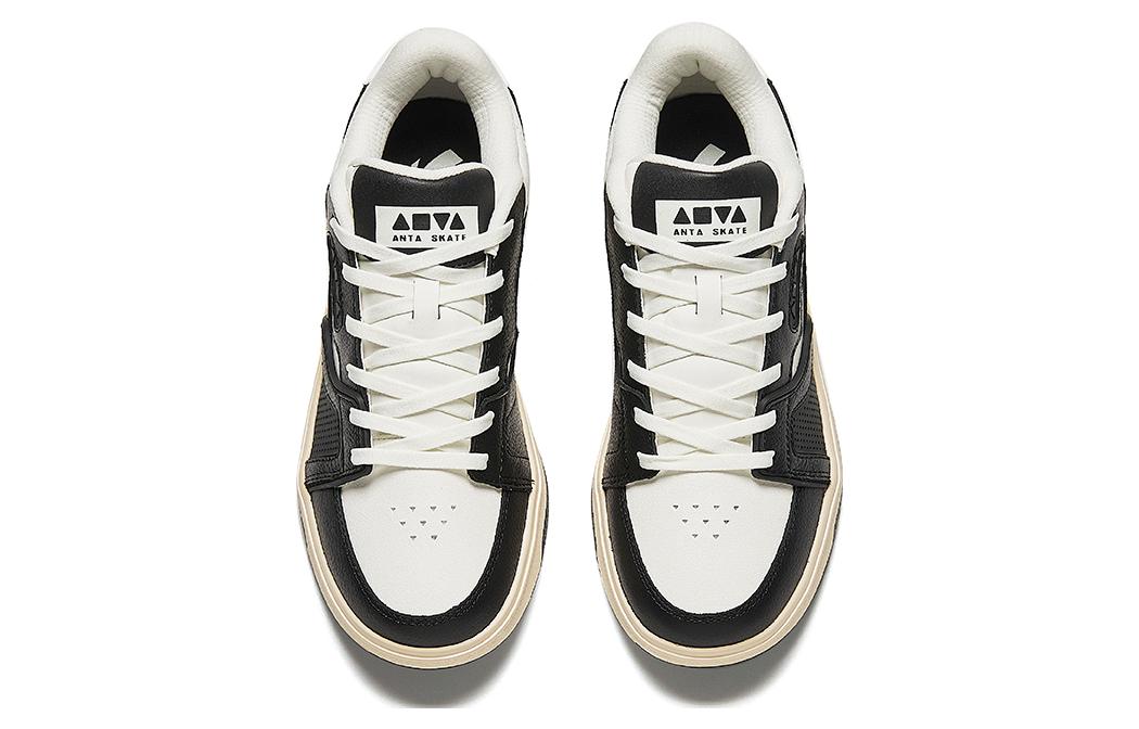 Lookbook Anta安踏 舒適百搭 減震耐磨 低筒 板鞋 女款 黑色