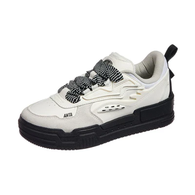 (W) Anta Low-Top 'White Black'