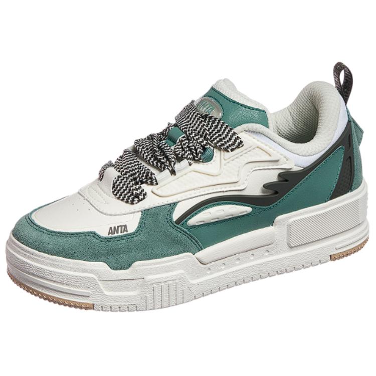 (Women) Anta Low-Top 'White Green Brown' 122418041-2