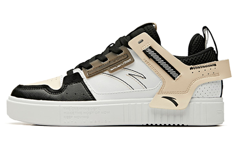 (Women) Anta Low-Top Casual 'Black White' 92948063-6