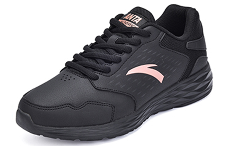 Lookbook (W) Anta Sepatu Lari Low-Top 'Hitam Pink' 12645591S-1