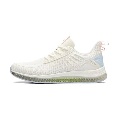(W) Anta Low-Top Running 'White Blue Pink'