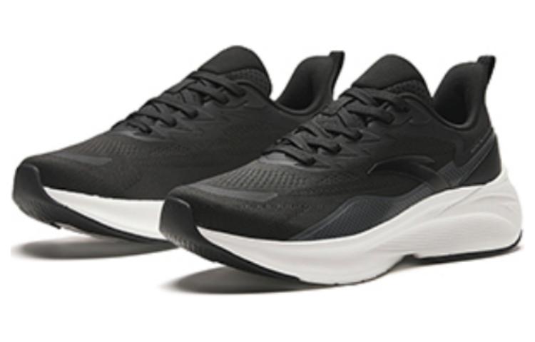 Order Anta安踏 圓頭繫帶 減震耐磨 低筒 跑步鞋 女款 黑灰