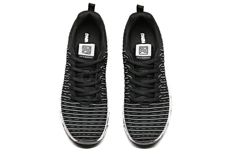 Shop Anta安踏 全掌氣墊 低筒 跑步鞋 女款 黑灰