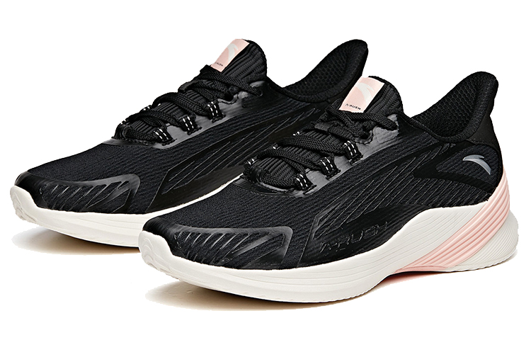 (W) Anta Low-top Running Shoes 'Black White Pink' 圖 2