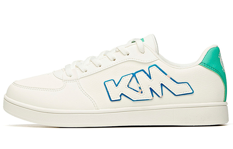 (Women) Anta Low-Top Skate Shoes 'White Green' 922118008-4