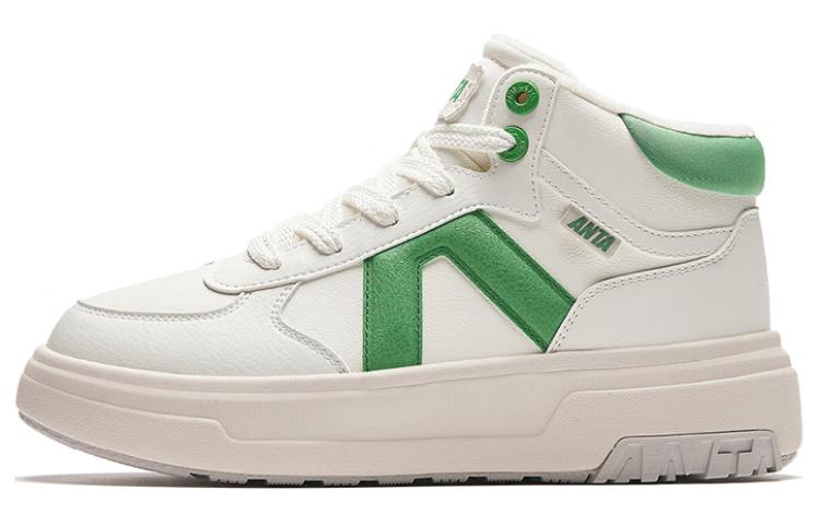 (Women) Anta Low-Top Skateboard 'Comfortable Versatile White Green' 122348902-1