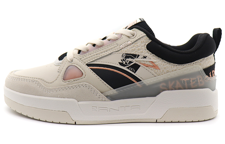 (Women) Anta Low-Top Sneaker 'Grey Black' 122218085-3