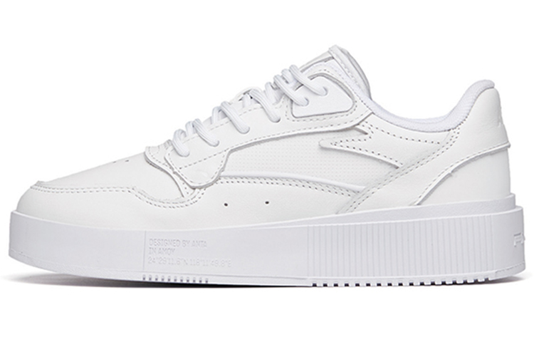(Women) Anta Low-Top Sneaker 'Thick Sole Versatile White' 122148073-4