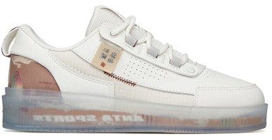 Anta安踏 防滑耐磨 低筒 板鞋 女款 白灰棕 Order Anta安踏 防滑耐磨 低筒 板鞋 女款 白灰棕