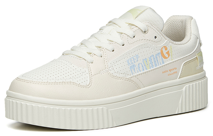 Lookbook (W) Anta Lage Sneakers ''Wit Grijs Geel'' 122238062-3
