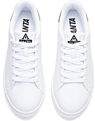(W) Anta Baskets Basses ''Blanc Or Rose'' 92748002-1 Shop (W) Anta Baskets Basses ''Blanc Or Rose'' 92748002-1
