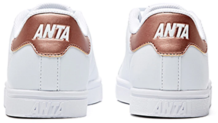 (W) Anta Baskets Basses ''Blanc Or Rose'' 92748002-1 Purchase (W) Anta Baskets Basses ''Blanc Or Rose'' 92748002-1